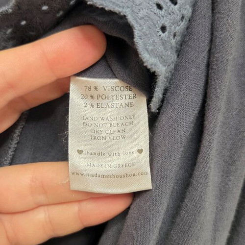 Madame Shoushou dress like new, black and gray, size S