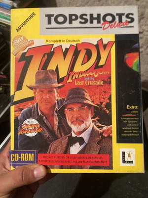 Indy Indiana Jones and the Last Crusade PC big box game
