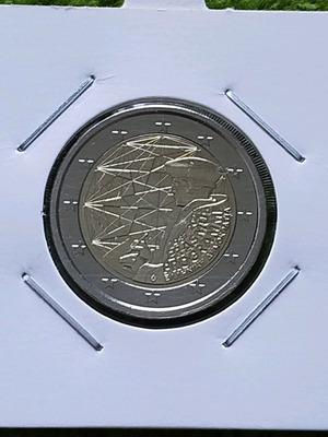 2 Euro commemorative coin used, Greece 2022 Erasmus program