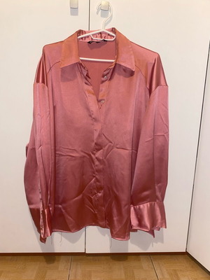 Zara women's shirt used, pink, size M
