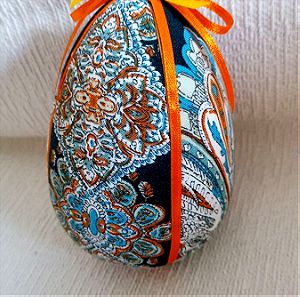 Διακοσμητικό αυγό μπλε λαχουρι (Πάσχα, ντεκόρ άνοιξη, γούρι)