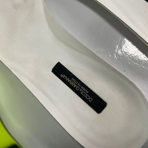 Dolce & Gabbana Portofino leather sneakers like new, white, size 38