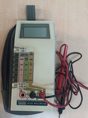 Fluke 8020A digital multimeter used with case