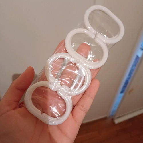 Shower curtain rings new, set of 8 pieces