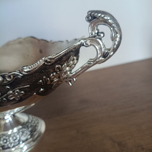 Vintage decorative fruit bowl silver plated, like new