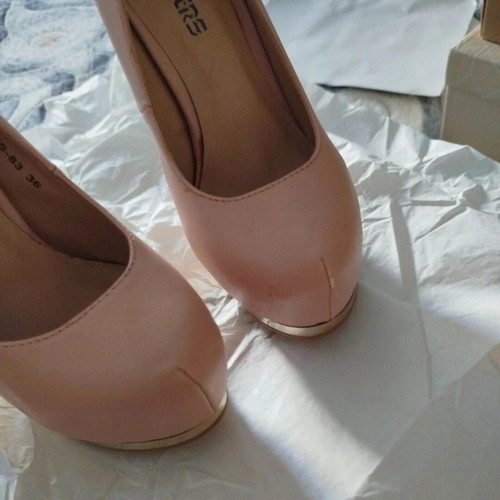 Jflowers pink Barbie high heels used, size 36