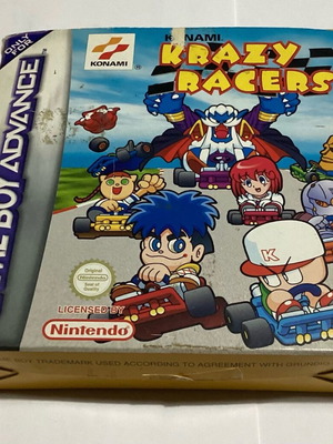 Game Boy Advance Krazy Racers PAL with Greek instructions, complete
