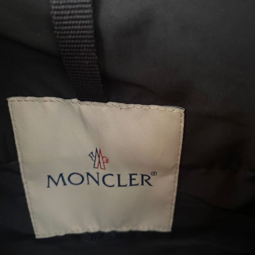 Moncler Grace women's biker jacket navy and black like new, size 2