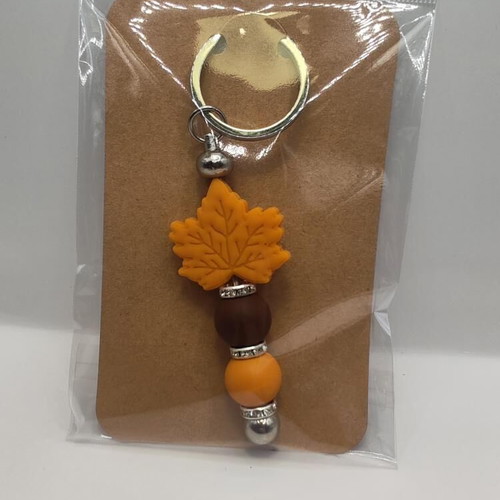 Handmade keychain with autumn theme new