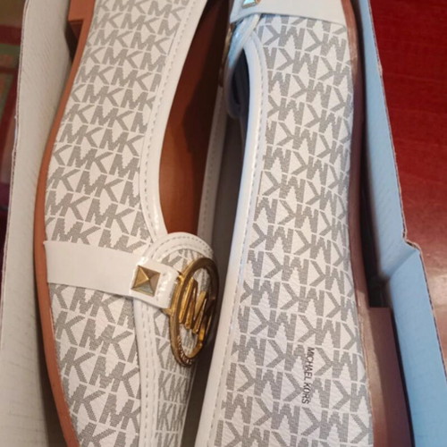 Michael Kors ballerinas new, white and grey