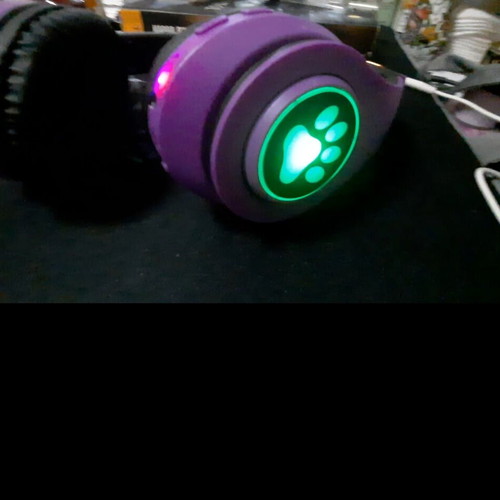 Purple headphones like new with wired and Bluetooth connection