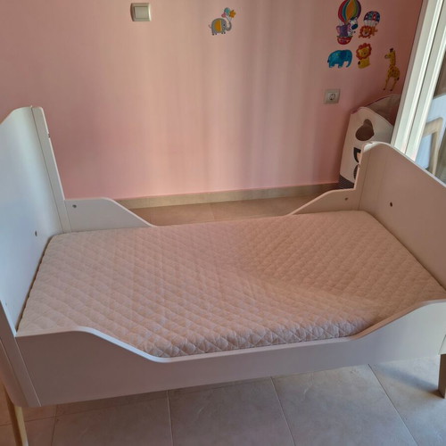 TROLL NURSERY baby cot 0-6 years, 2 in 1 convertible bed
