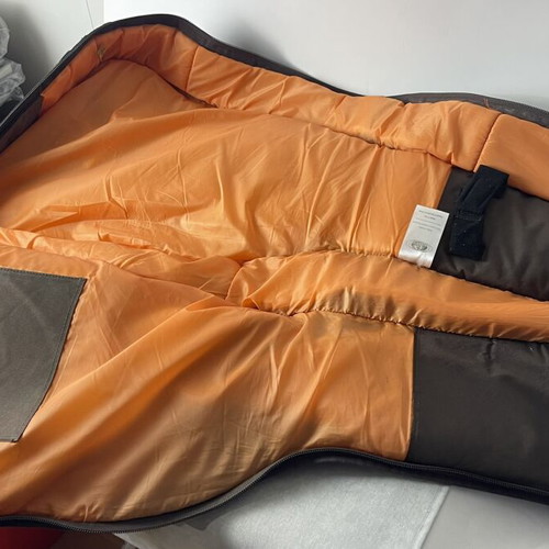 Ritter Guitar Bass Gig Bag used, padded brown with orange interior
