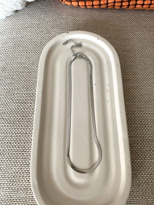 Steel chain silver new