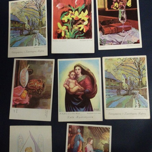 Vintage postcards pack of 10 from 1963 like new