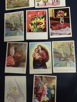 Vintage postcards pack of 10 from 1963 like new