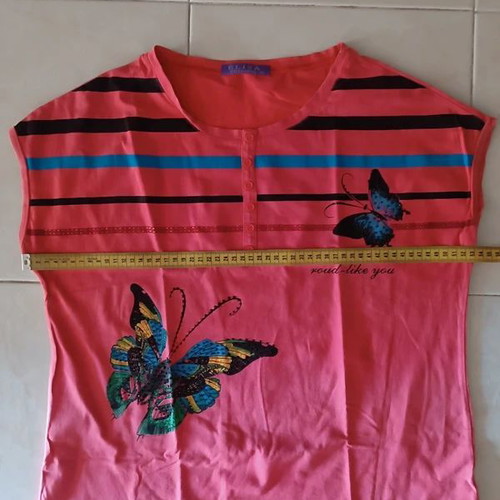 Women's summer blouse pink, like new, size XL