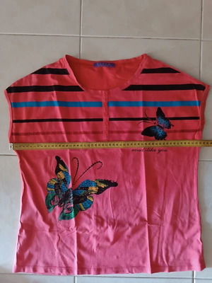 Women's summer blouse pink, like new, size XL