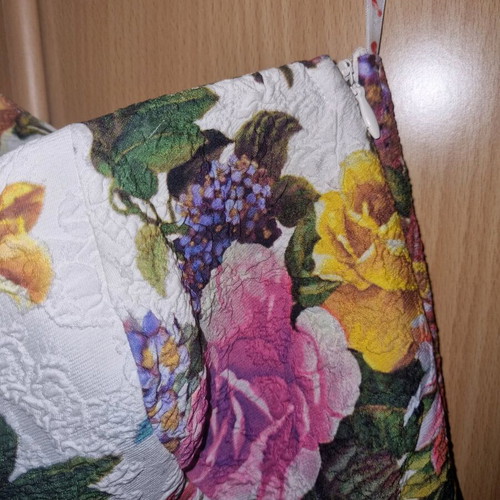 Bellino Floral Brocade Dress Like New Size M