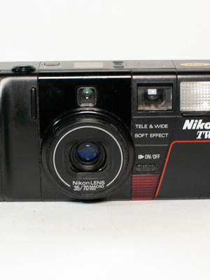 Nikon TW2 35mm analog camera with macro and dual focal lengths