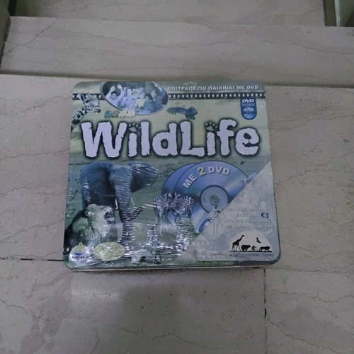 WildLife board game with 2 DVDs in metal box new