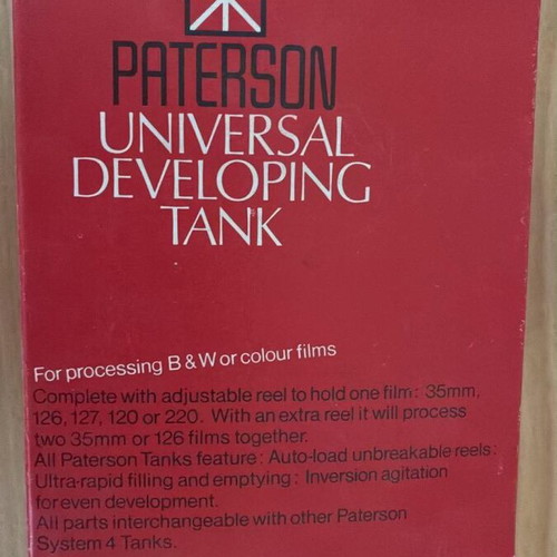 Paterson Universal Developing Tank Super System 4 καινούριο, κόκκινο κουτί
