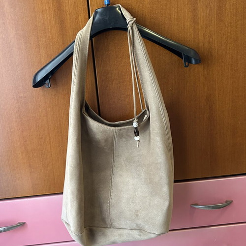 Pull&Bear beige boho shoulder bag, medium size