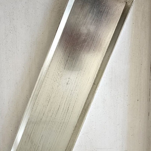 Decorative Modern Narrow Tray silver-champagne with patina