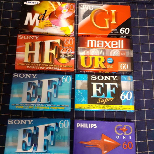 Blank sealed 60-minute cassettes new