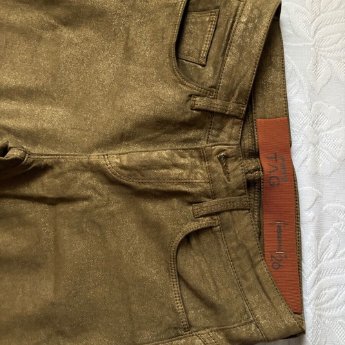 Pinko pants like new, size S 26, gold