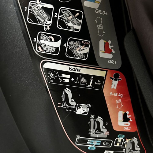 Maxi-Cosi MiloFix car seat used with Isofix and terry cover gift