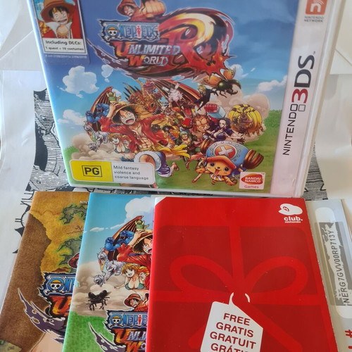 One Piece Unlimited World Red Nintendo 3DS game used