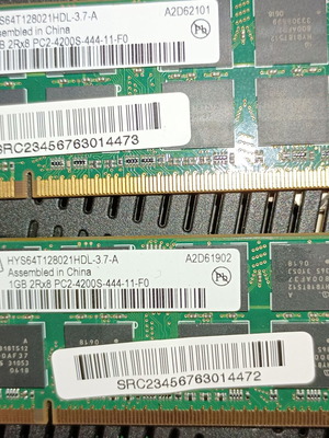 Laptop RAM memory like new 1GB DDR2 PC2-4200S