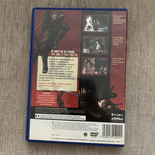 Tenchu Wrath Of Heaven PlayStation 2 PAL used, French version