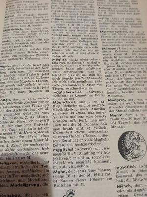 German dictionary used
