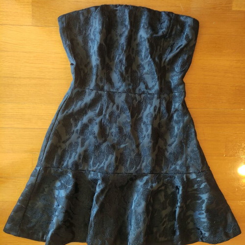 Strapless black vintage Real Y2K H&M dress like new
