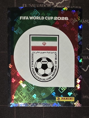 Panini Fifa World Cup 2026 Iran collectible sticker new