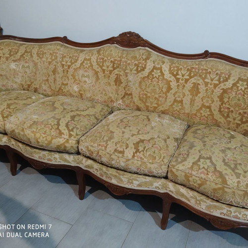 Sofa used with sturdy frame and recent biological cleaning