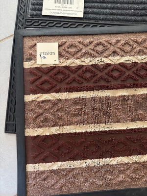 Outdoor doormat new with hard rubber