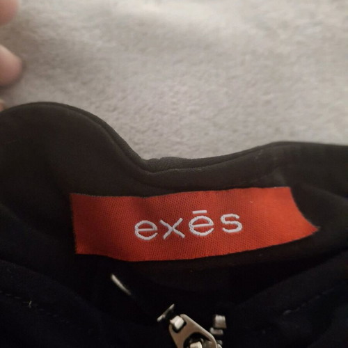 Black mini strapless dress Exes like new, one size