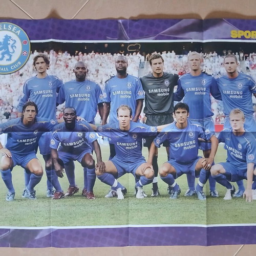Michalis Konstantinou collectible poster like new, Chelsea 40x55cm