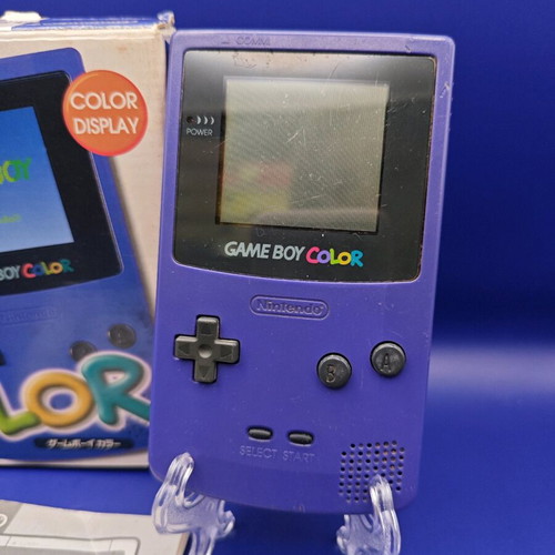 Nintendo Game Boy Color used, purple, boxed with manual
