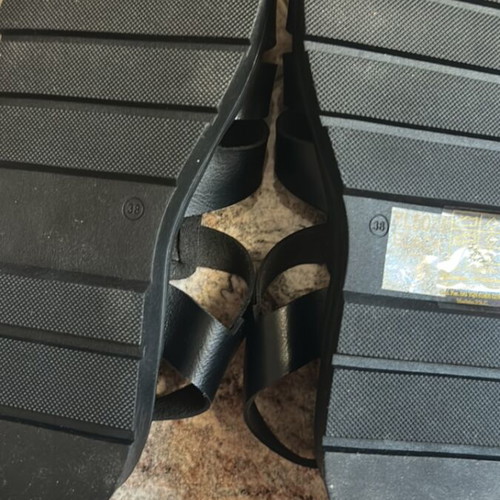 Flat forms new, size 38, black