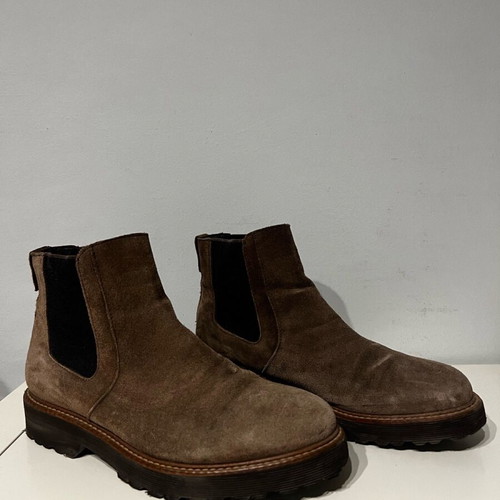 Alpe leather boots like new, brown suede