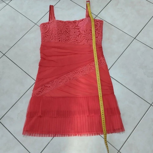 Rinascimento Elegant Coral Dress L Like New