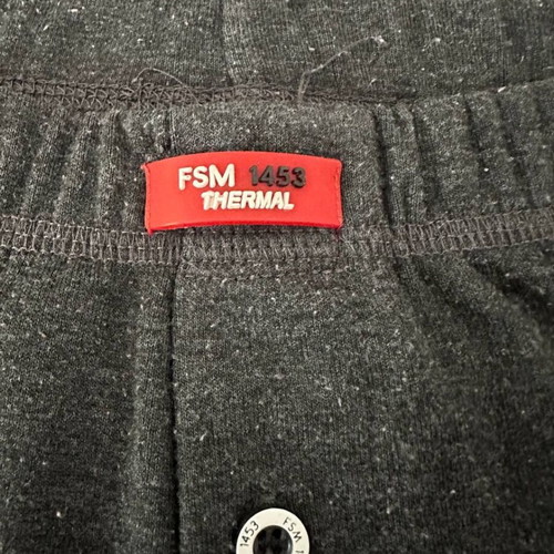 FSM 1453 thermal kids pants like new, gray, size 9-10 years