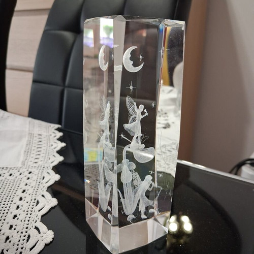 Glass table decoration like new