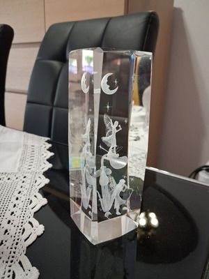 Glass table decoration like new
