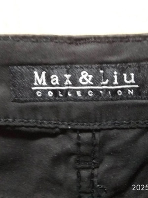 Max & Liu Capri Women's Pants No36 Stretch Elastic Used Black