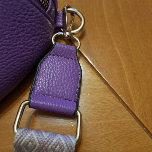 Banana crossbody bag like new, purple